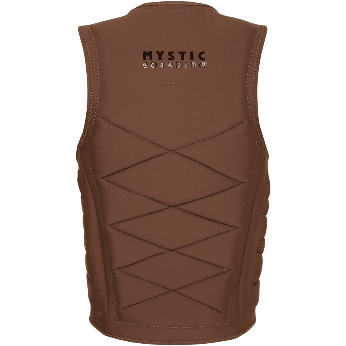 2026 Mystic Mens Outlaw Front Zip Wake Impact Vest 35005.240226 - Brown